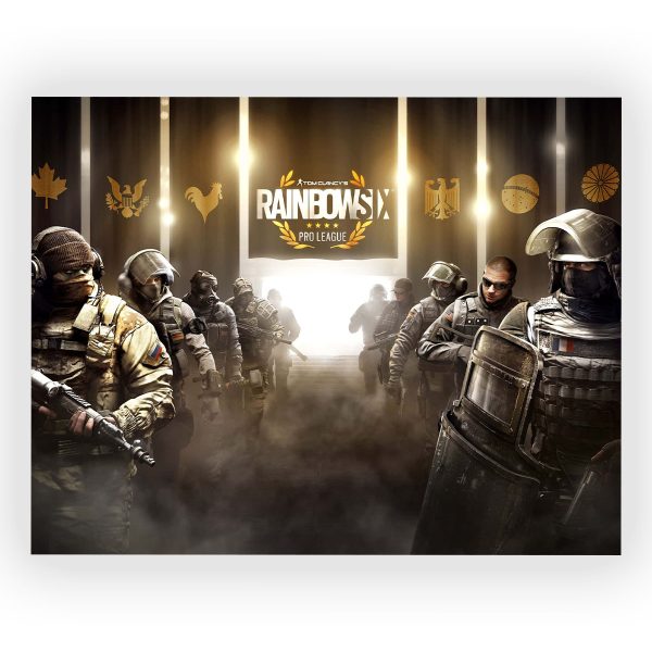 قاب MDF طرح بازی Rainbow Six Siege کد03