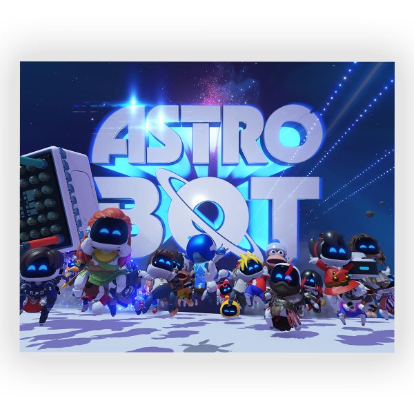 پوستر گلاسه طرح بازی Astro Bot کد59