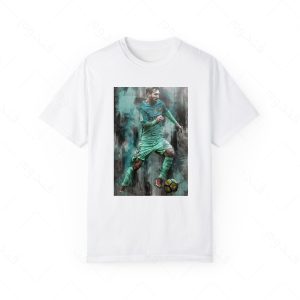 تیشرت سفید و ملانژ مسی کد 057