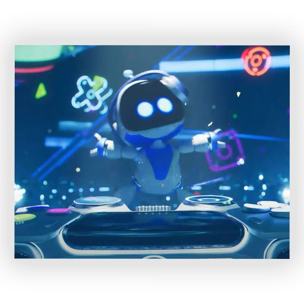 پوستر گلاسه طرح بازی Astro Bot کد64