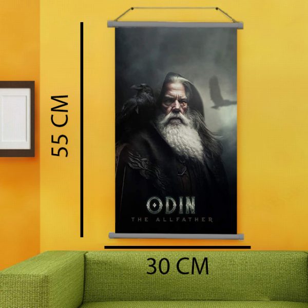 پوستر اسنپ طرح بازی God of war کاراکتر ODIN