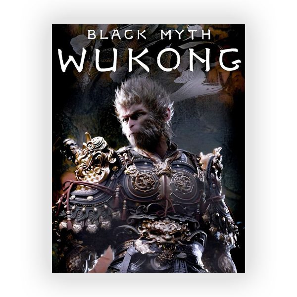 قاب MDF طرح بازی Black Myth Wukong کد34