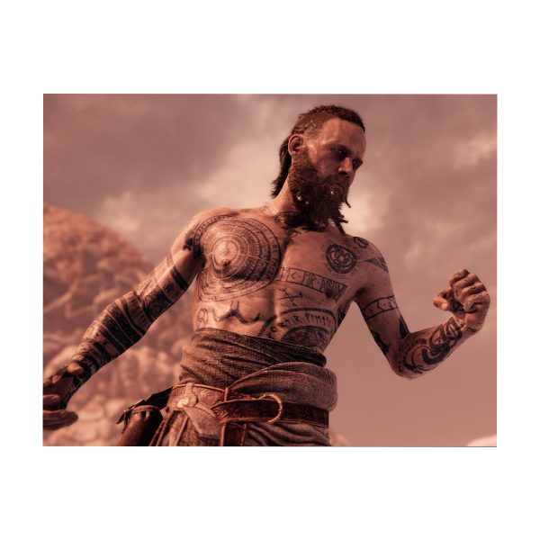 پوستر گلاسه طرح بازی God of war کاراکتر BALDUR