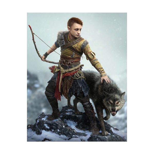 پوستر گلاسه طرح بازی God of war کاراکتر ATREUS