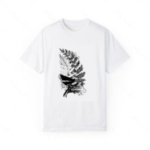 تیشرت سفید و ملانژ طرح بازی The last of us کد013