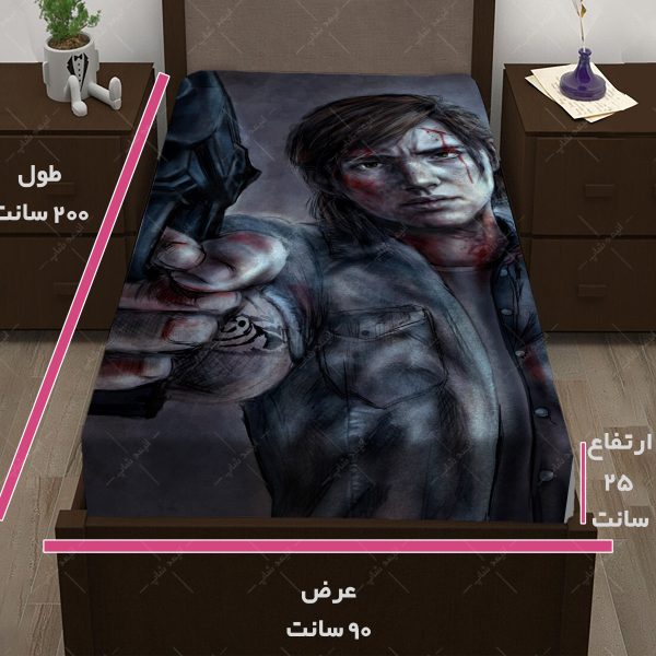 روتختی طرح بازی The last of us کاراکتر Ellie