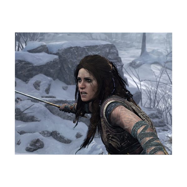 پوستر گلاسه طرح بازی God of war کاراکتر FREYA