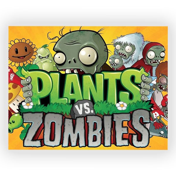 قاب MDF طرح بازی Plant vs Zombie کد03