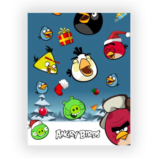 قاب MDF طرح بازی Angry Birds کد11