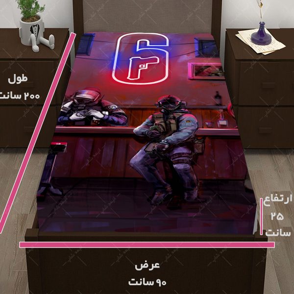 روتختی طرح بازی Rainbow Six Siege کد04