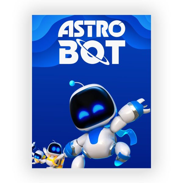 پوستر گلاسه طرح بازی Astro Bot کد79