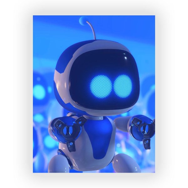 پوستر گلاسه طرح بازی Astro Bot کد82