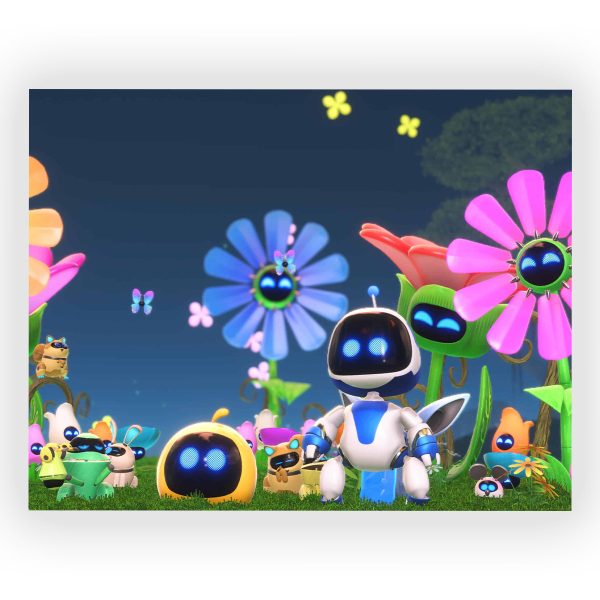 پوستر گلاسه طرح بازی Astro Bot کد83