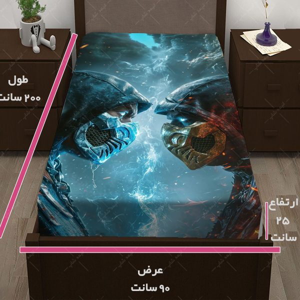 روتختی طرح بازی Mortal Kombat کد06