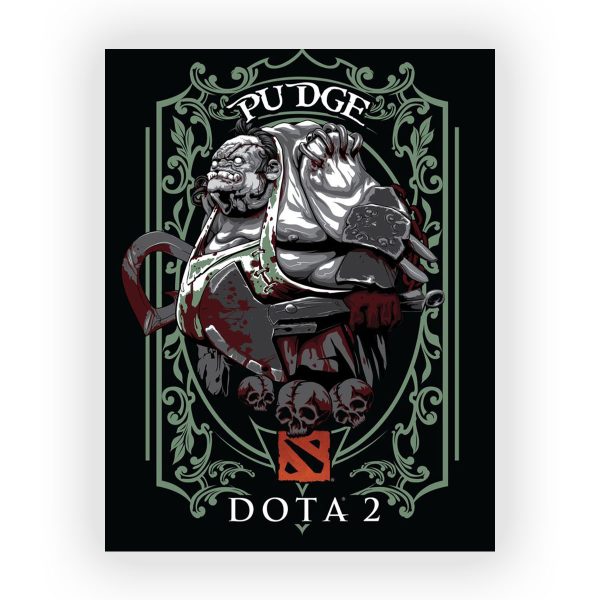 قاب MDF طرح بازی Dota 2 کد07