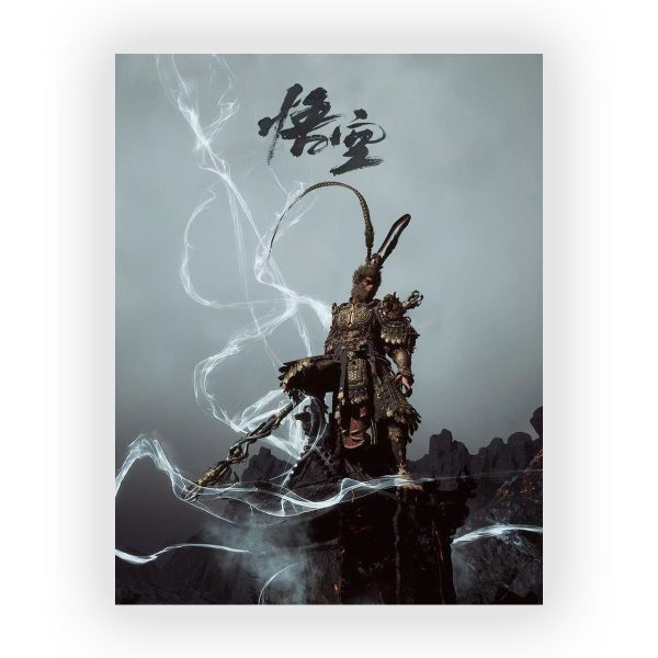 قاب MDF طرح بازی Black Myth Wukong کد69