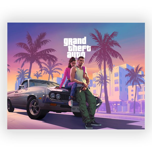 قاب MDF طرح بازی Grand Theft Auto کد13