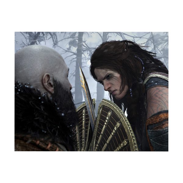 پوستر گلاسه طرح بازی God of war کاراکتر FREYA