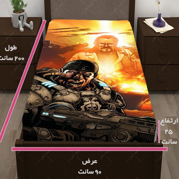 روتختی طرح بازی Gears Of War کد05