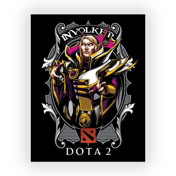 قاب MDF طرح بازی Dota 2 کد13