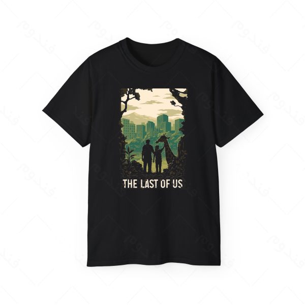 تیشرت مشکی طرح بازی The last of us کد023