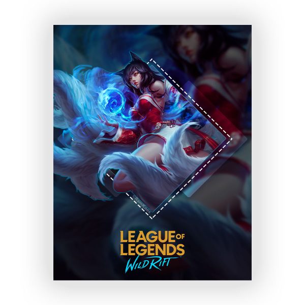 قاب MDF طرح بازی League Of Legends کد15