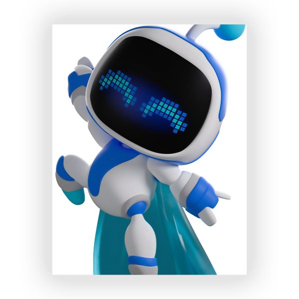 پوستر گلاسه طرح بازی Astro Bot کد98