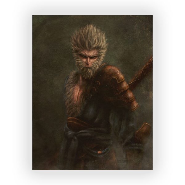 قاب MDF طرح بازی Black Myth Wukong کد81