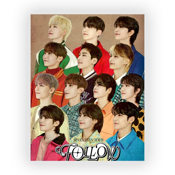 قاب MDF طرح گروه Seventeen کد05