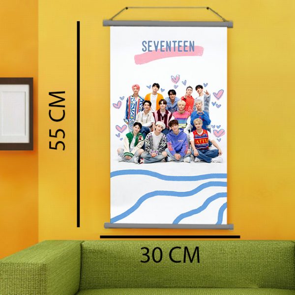 پوستر اسنپ طرح گروه Seventeen کد05