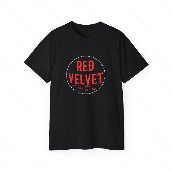 تیشرت مشکی طرح گروه Red Velvet کد03