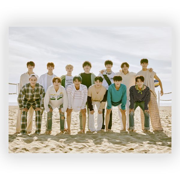 قاب MDF طرح گروه Seventeen کد12