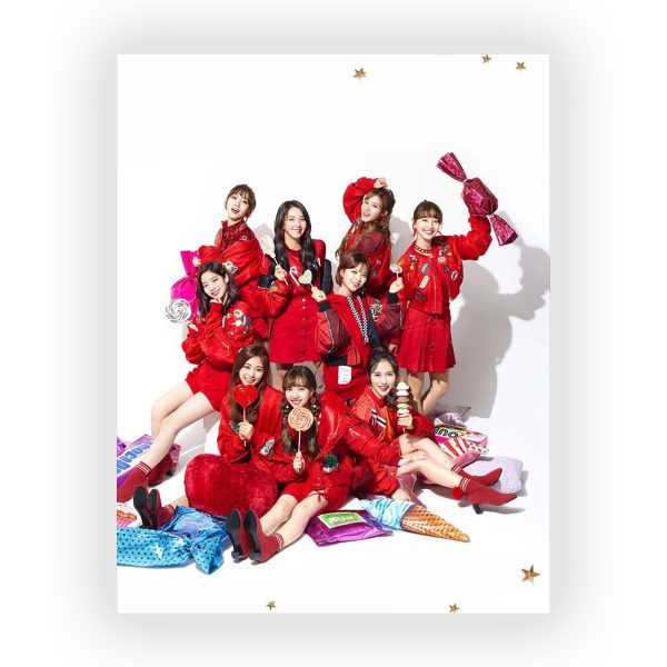 پوستر گلاسه طرح گروه TWICE کد10