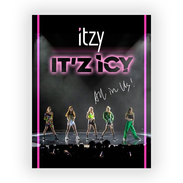 پوستر گلاسه طرح گروه ITZY کد15