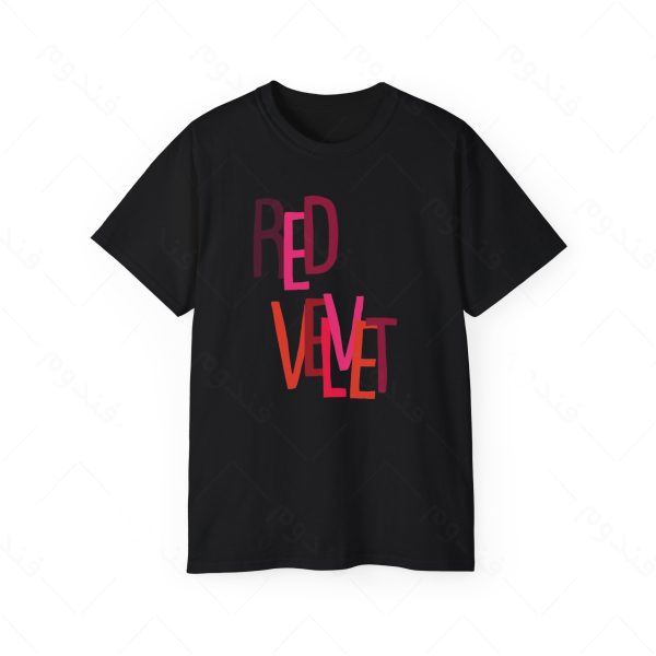 تیشرت مشکی طرح گروه Red Velvet کد05