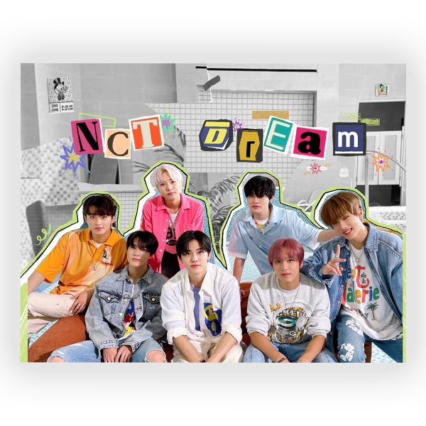 قاب MDF طرح گروه NCT کد10