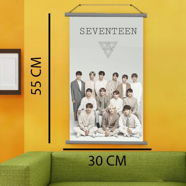 پوستر اسنپ طرح گروه Seventeen کد10