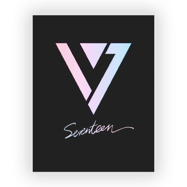 پوستر گلاسه طرح گروه Seventeen کد21