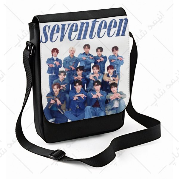 کیف پاسپورتی طرح گروه Seventeen کد13