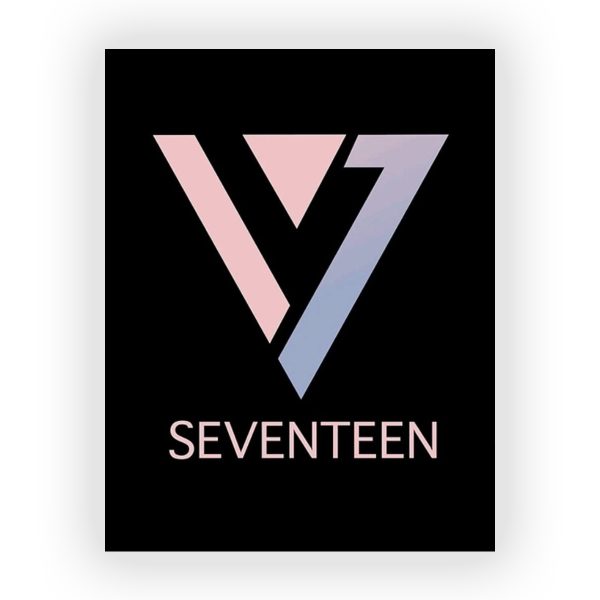 قاب MDF طرح گروه Seventeen کد23