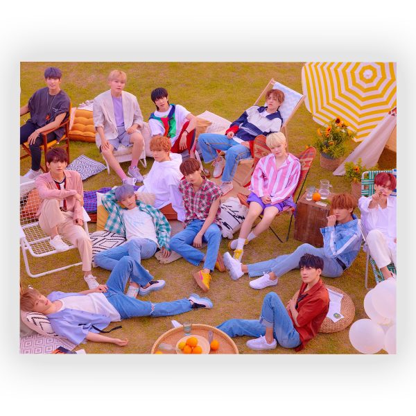 قاب MDF طرح گروه Seventeen کد28