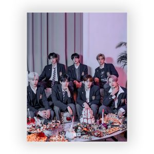 قاب MDF طرح گروه Enhypen کد20