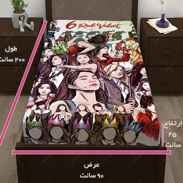 روتختی طرح گروه Red Velvet کد16