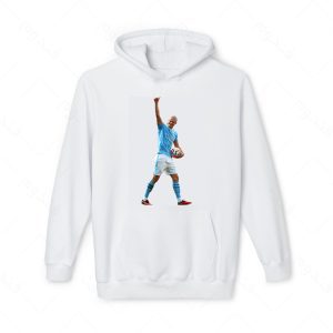 هودی سفید و ملانژ طرح هالند کد 003