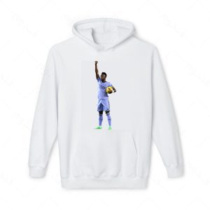 هودی سفید و ملانژ طرح وینیسیوس کد 007