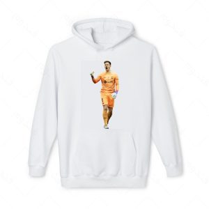 هودی سفید و ملانژ طرح تراشتگین کد 013