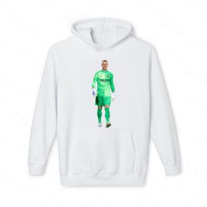 هودی سفید و ملانژ طرح تراشتگین کد 014