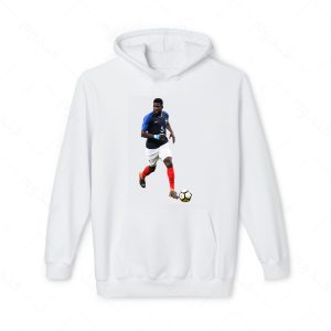 هودی سفید و ملانژ طرح امتیتی کد 001